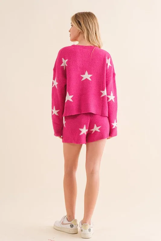 Star Print Top and Short Set *Online Only*