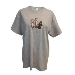 T247LSXXCT "Santa Horses" Women's Tee by Nap Time®