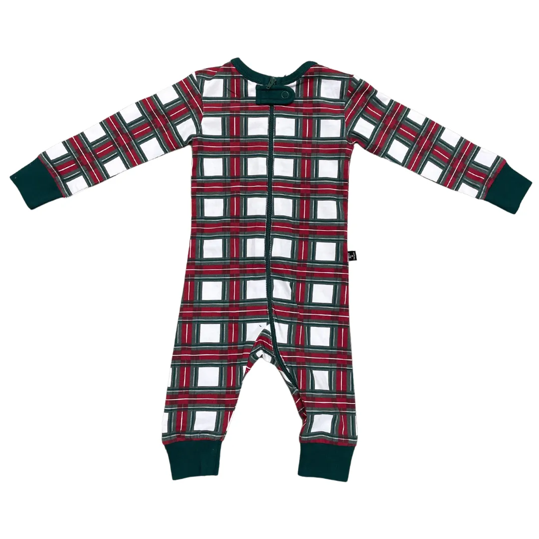 The Tartan Pajama Romper - BABY