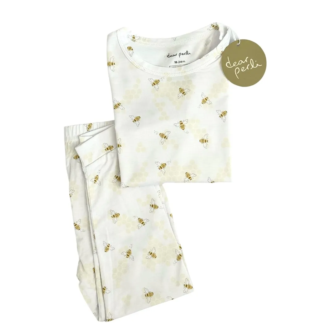 Toddler Pajama Set in Busy Bees