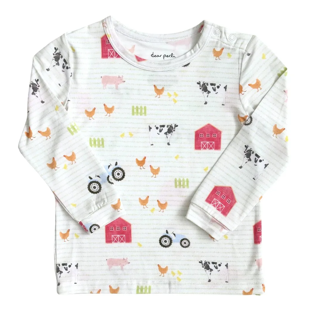 Toddler Pajama Set in Farm & Co.