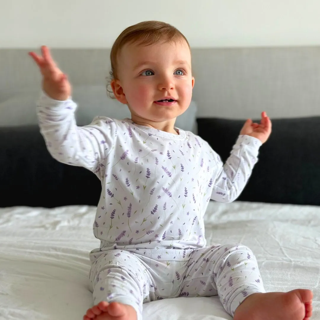 Toddler Pajama Set in French Lavender