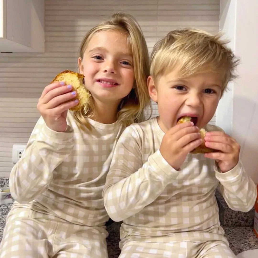 Toddler Pajama Set in Gingham