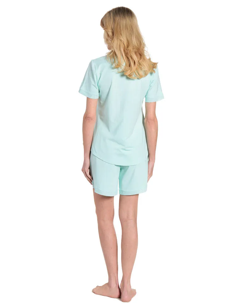 Womens Eco-PJ Bamboo Short Pajama Set